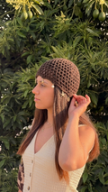 CASQUETTE CONCHAS MARRÓN